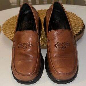 Dansko Brown Leather Women's Loafers